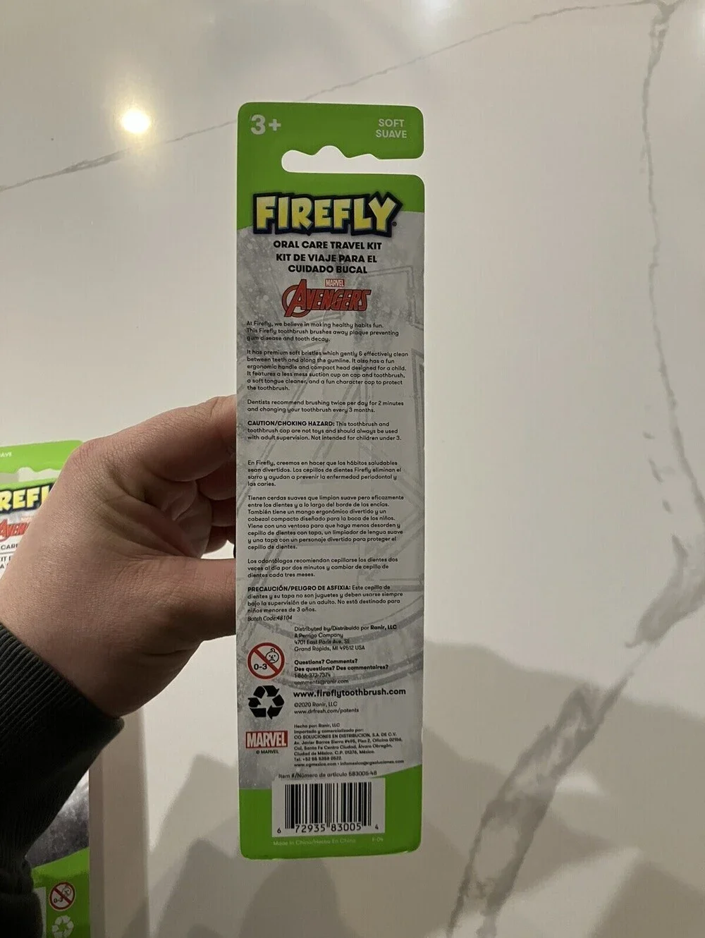 NEW FIREFLY Toothbrush Marvel Avengers